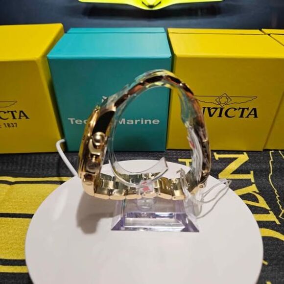 TechnoMarine Gold Chronograph Men’s Watch – Stainless Steel / New - Picture 3 of 8